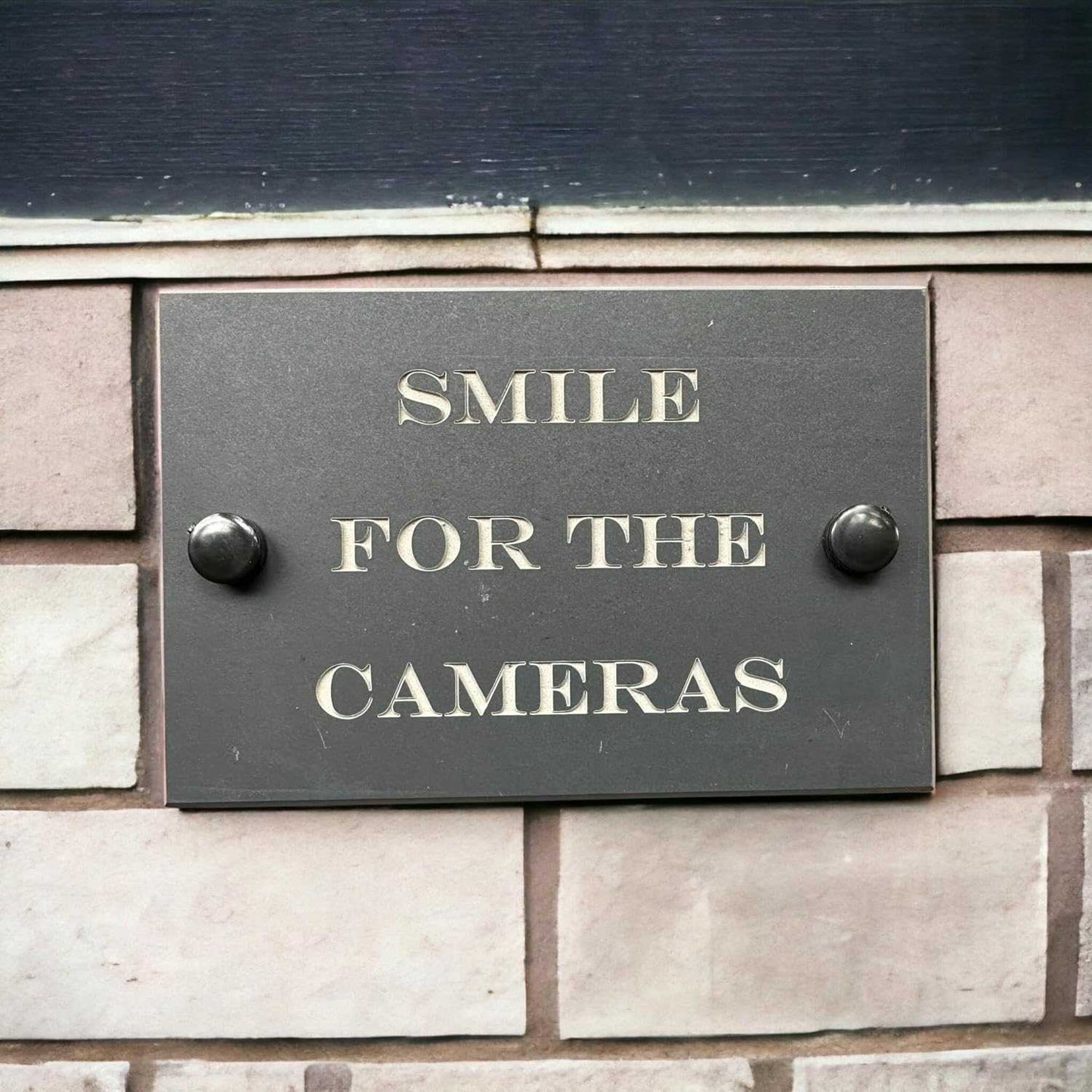 Personalised Engraved Large Slate Plaque/Sign with wall fixings - 15x10cm